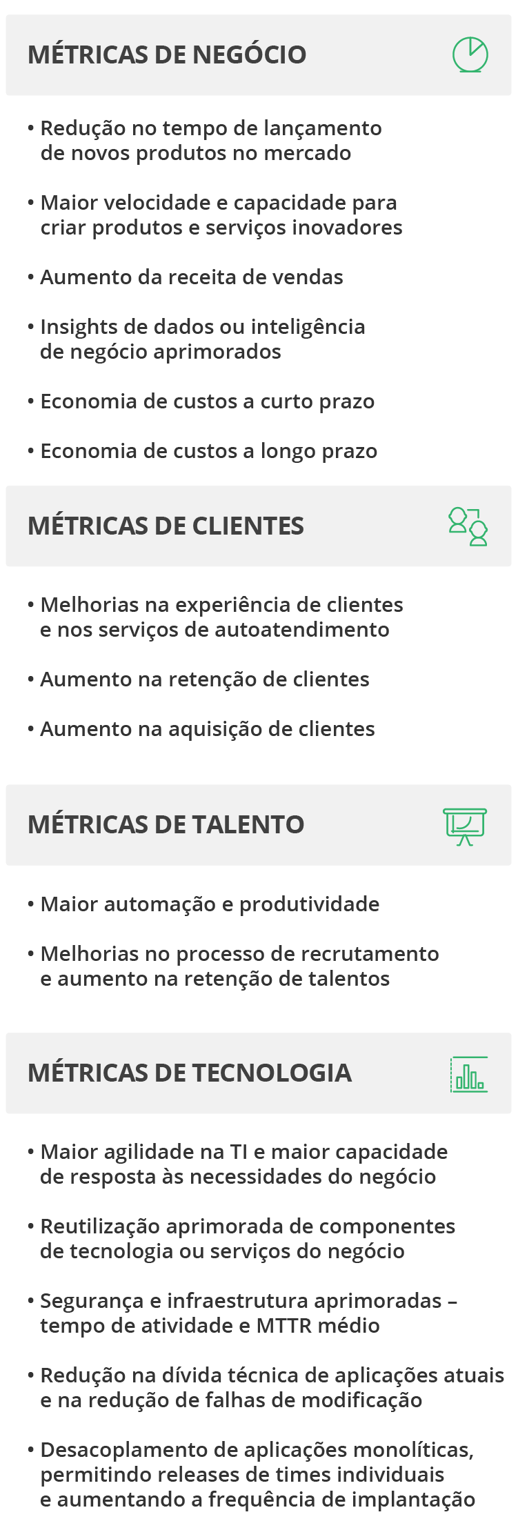 Indicadores de desempenho da modernização empresarial Indicadores de desempenho da modernização empresarial